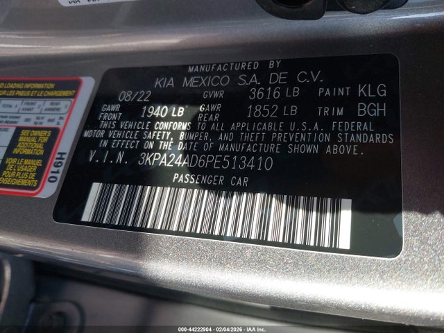 2023 KIA RIO 3KPA24AD6PE513410 Photo 8