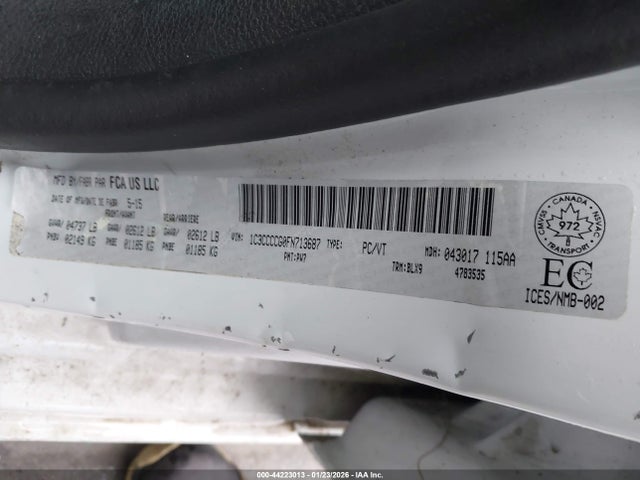 Aukcja sprzedaży 2015 Chrysler 200 C, vin: 1C3CCCCG0FN713687, numer aukcji: 44223013