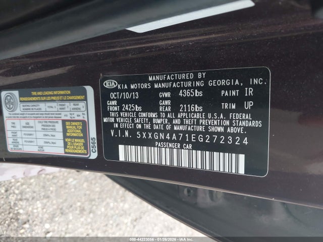 2014 KIA OPTIMA 5XXGN4A71EG272324 Photo 8