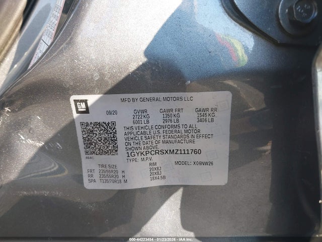 2021 CADILLAC XT6 1GYKPCRSXMZ111760 Photo 8