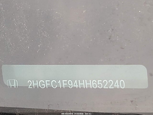 2HGFC1F94HH652240 Honda Civic Touring