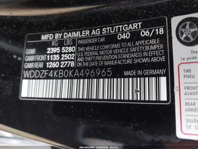 2019 MERCEDES-BENZ E 300 WDDZF4KB0KA496965 Photo 8