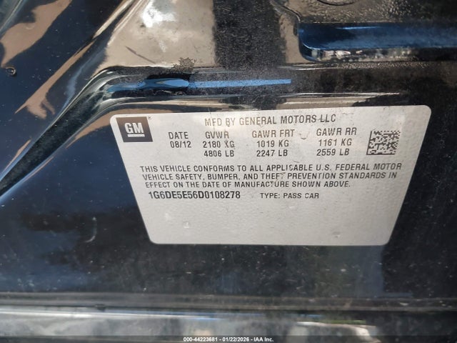 2013 CADILLAC CTS 1G6DE5E56D0108278 Photo 8