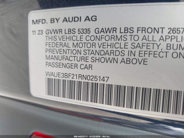 2024 AUDI A6 WAUE3BF21RN025147 Photo 8