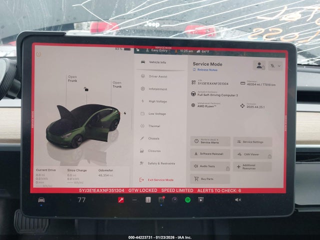 2022 TESLA MODEL 3 5YJ3E1EAXNF351304 Photo 6