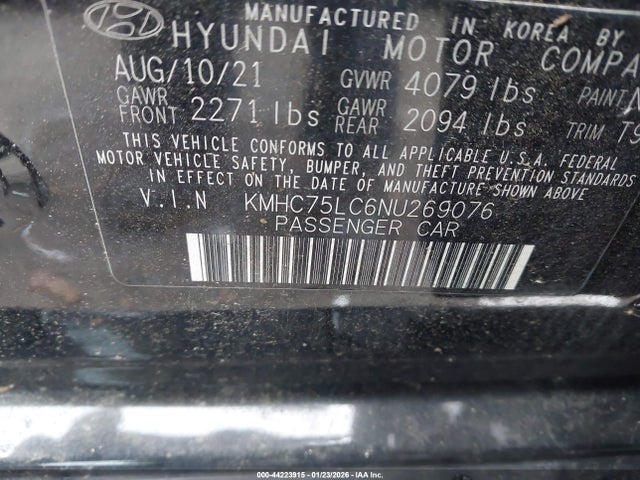 2022 HYUNDAI IONIQ HYBRID KMHC75LC6NU269076 Photo 8