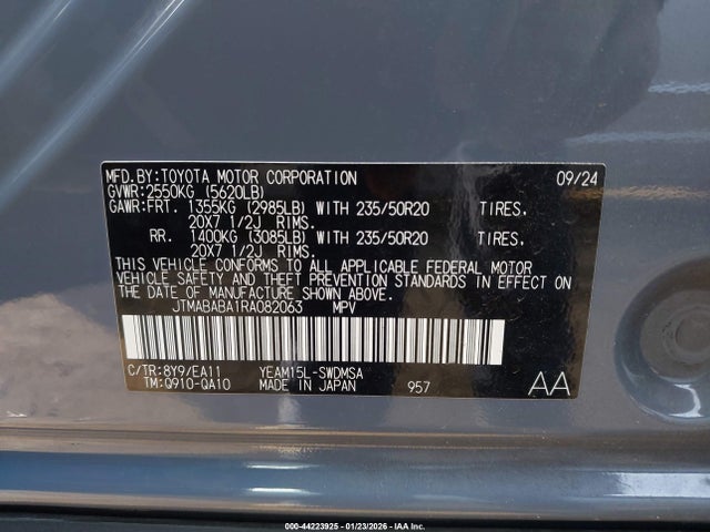 Subaru Solterra Limited 2024 JTMABABA1RA082063 Image 9