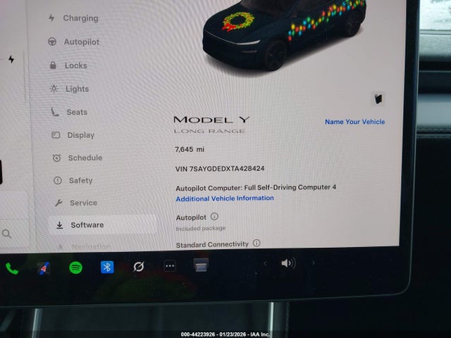 Продажа на аукционе авто 2026 Tesla Model Y Premium Rear-wheel Drive/standard Rear-wheel Drive, vin: 7SAYGDEDXTA428424, номер лота: 44223926