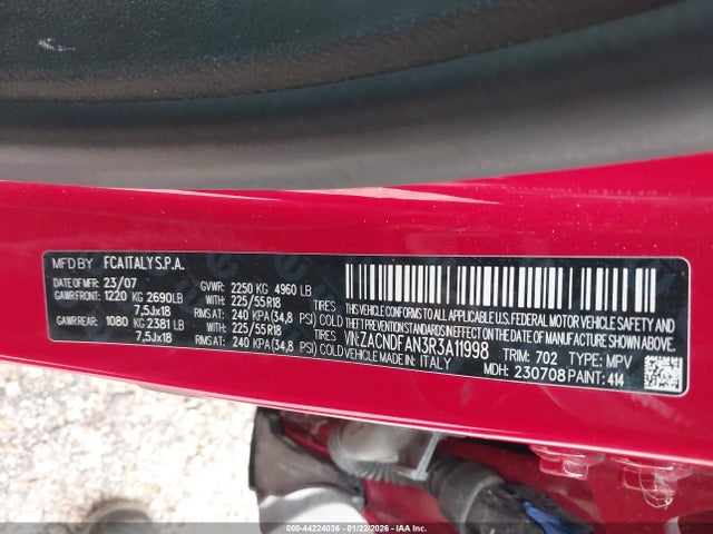 ZACNDFAN3R3A11998 Dodge Hornet Gt Awd