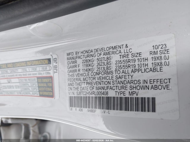 2024 ACURA RDX 5J8TC2H54RL005408 Photo 8