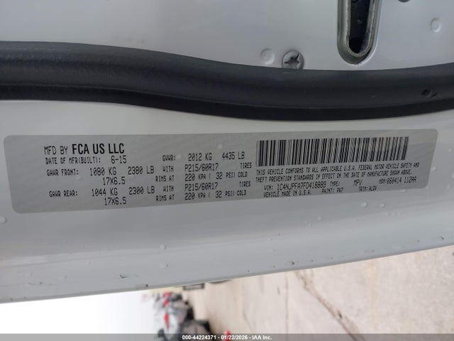 Jeep Patriot High Altitude Edition 2015 1C4NJPFA7FD418889 Image 9