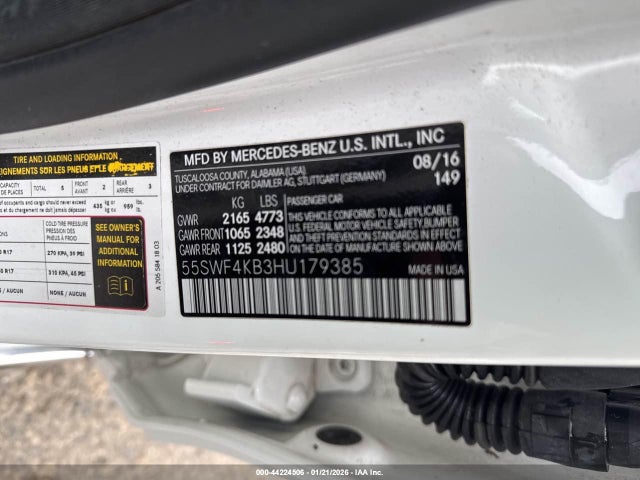 2017 MERCEDES-BENZ C 300 55SWF4KB3HU179385 Photo 8