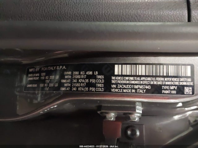 2021 JEEP RENEGADE ZACNJDD11MPM57443 Photo 8