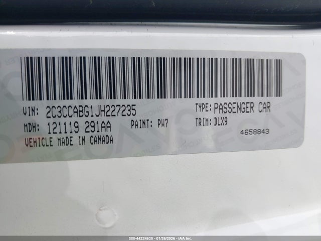2C3CCABG1JH227235 Chrysler 300 300s