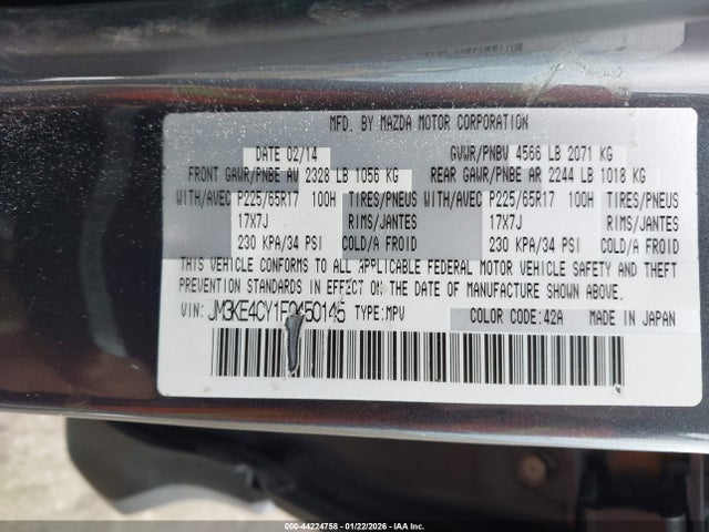 2015 MAZDA CX-5 JM3KE4CY1F0450145 Photo 8