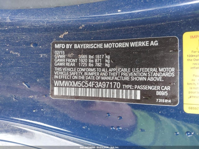 2015 MINI HARDTOP WMWXM5C54F3A97170 Photo 8