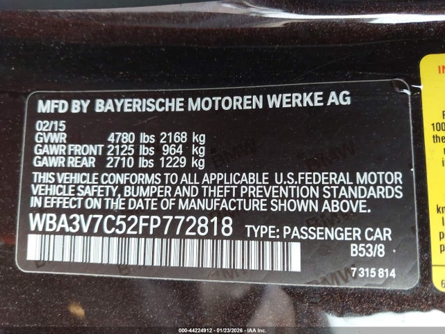 2015 BMW 428I WBA3V7C52FP772818 Photo 8