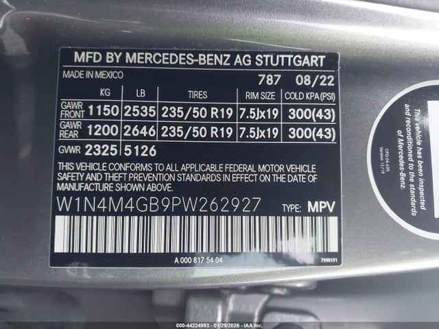 2023 MERCEDES-BENZ GLB 250 W1N4M4GB9PW262927 Photo 8