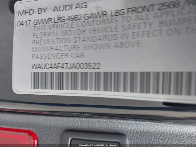 2018 AUDI S4 WAUC4AF47JA003522 Photo 8