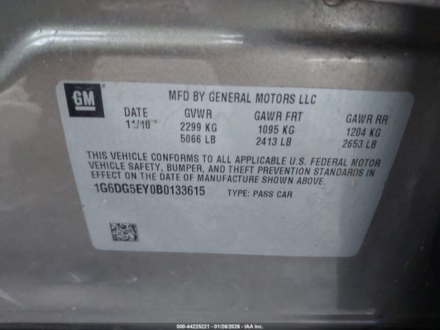 2011 CADILLAC CTS 1G6DG5EY0B0133615 Photo 8