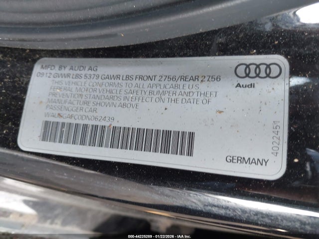 2013 AUDI A6 WAUGGAFC0DN062439 Photo 8