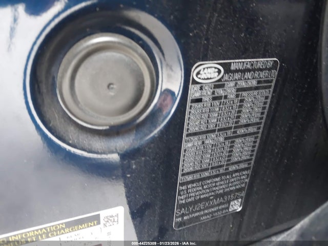 SALYJ2EXXMA315754 Land Rover Range Rover Velar P250 S