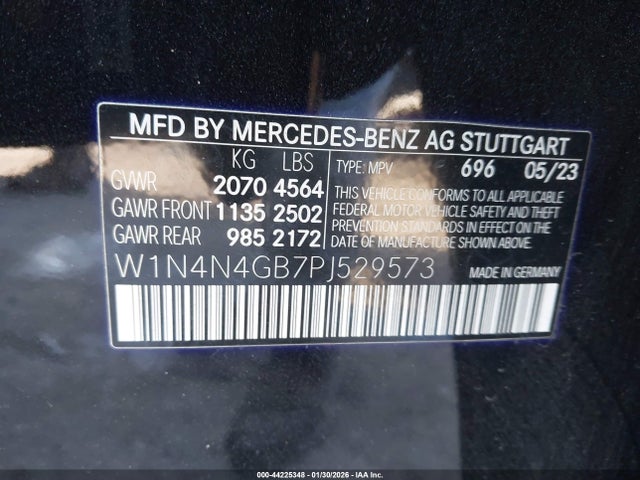 Продажа на аукционе авто 2023 Mercedes-benz Gla 250, vin: W1N4N4GB7PJ529573, номер лота: 44225348