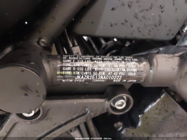 2022 KAWASAKI ZR900 JKAZR2E13NA010222 Photo 9