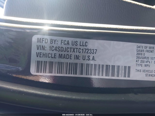 Dodge Durango Gt Plus Hemi V8 Awd 2026 1C4SDJCTXTC172337 Image 9