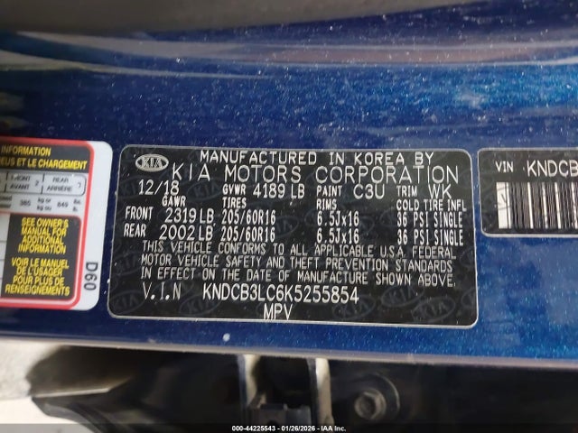 2019 KIA NIRO KNDCB3LC6K5255854 Photo 8