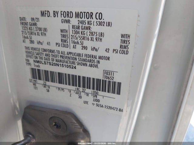 2022 FORD TRANSIT CONNECT NM0LS7S20N1510524 Photo 8