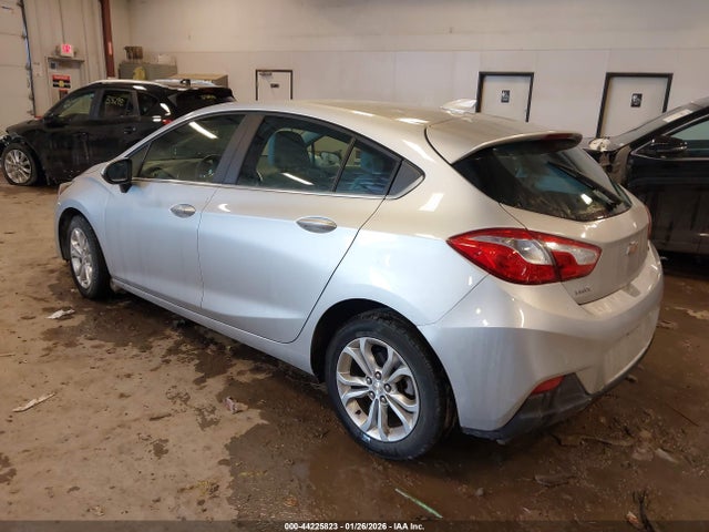 2019 Chevrolet Cruze Lt მანქანა იყიდება აუქციონზე, vin: 3G1BE6SM1KS541172, აუქციონის ნომერი: 44225823