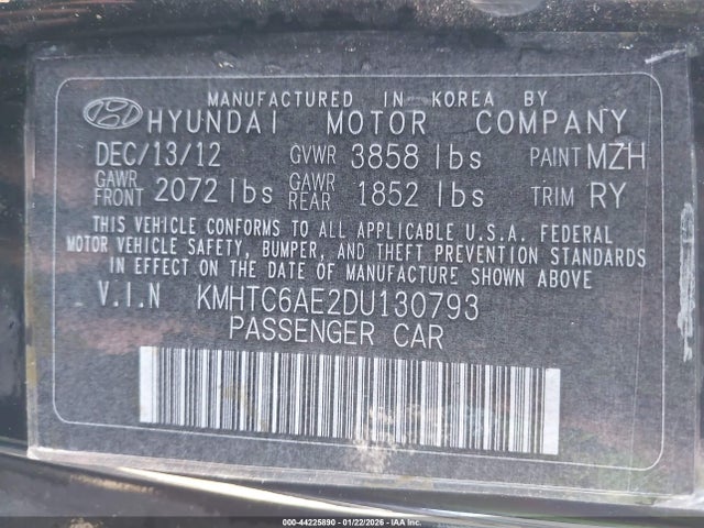 2013 HYUNDAI VELOSTER KMHTC6AE2DU130793 Photo 8