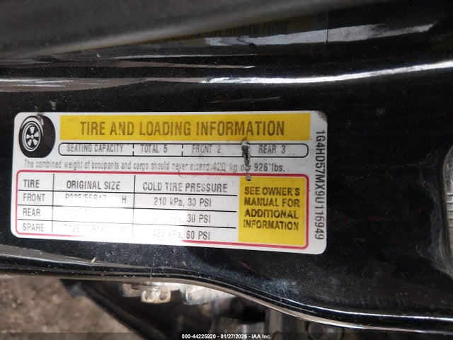 Продажа на аукционе авто 2009 Buick Lucerne Cxl, vin: 1G4HD57MX9U116949, номер лота: 44225920