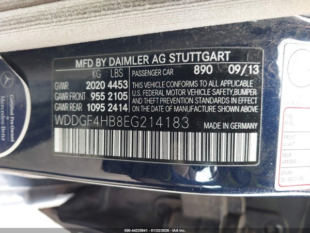 WDDGF4HB8EG214183 Mercedes-Benz C-class C 250 Sport