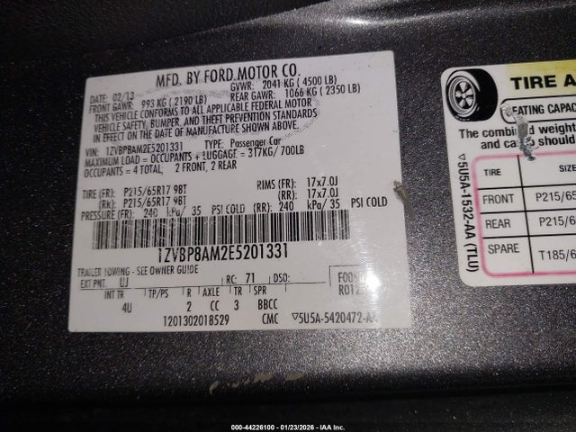 Ford Mustang V6 Premium 2014 1ZVBP8AM2E5201331 Image 9