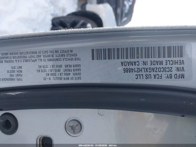 Продажа на аукционе авто 2020 Dodge Challenger Sxt, vin: 2C3CDZAGXLH214886, номер лота: 44226142