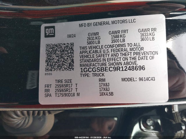1GCGSBEC9R1248696 Chevrolet Colorado 2wd Wt