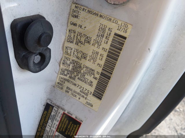 1N6BD0CT5HN721753 Nissan FRONTIER S