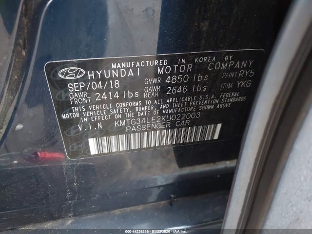 2019 GENESIS G70 KMTG34LE2KU022003 Photo 8