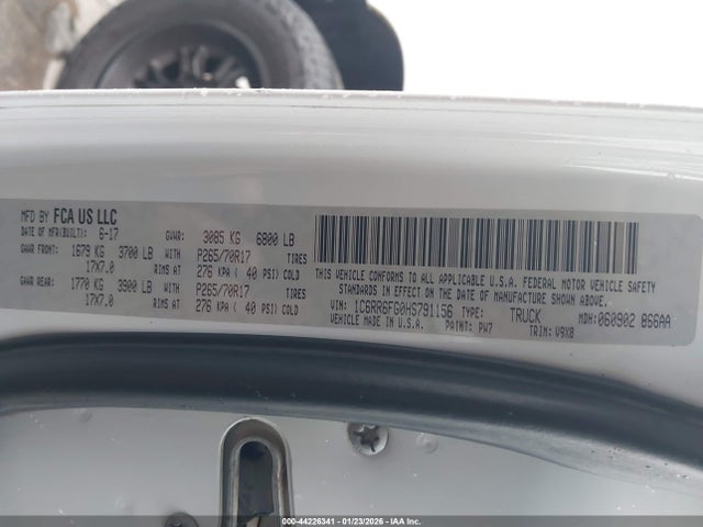 Продаж на аукціоні авто 2017 Ram 1500 Tradesman  4x2 6'4 Box, vin: 1C6RR6FG0HS791156, номер лоту: 44226341