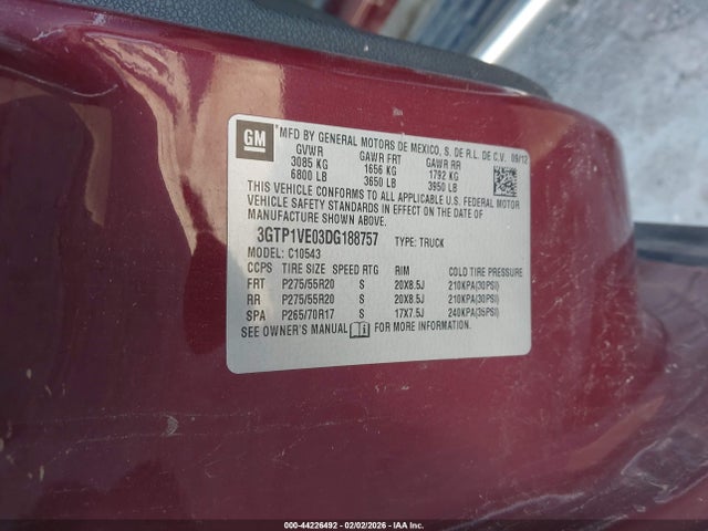 2013 GMC SIERRA 1500 3GTP1VE03DG188757 Photo 8