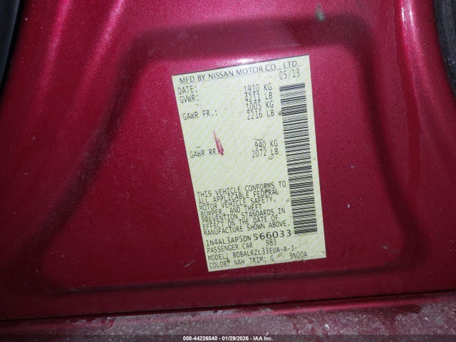 2013 NISSAN ALTIMA 1N4AL3AP5DN566033 Photo 8