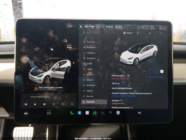 2019 TESLA MODEL 3 5YJ3E1EB9KF514450 Photo 6