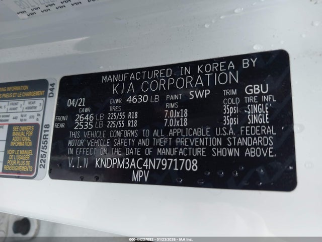 KIA Sportage Lx 2022 KNDPM3AC4N7971708 Image 9