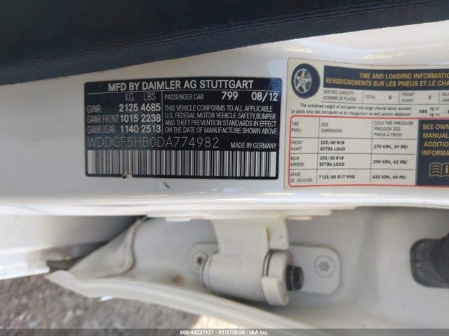 2013 MERCEDES-BENZ C 350 WDDGF5HB0DA774982 Photo 8