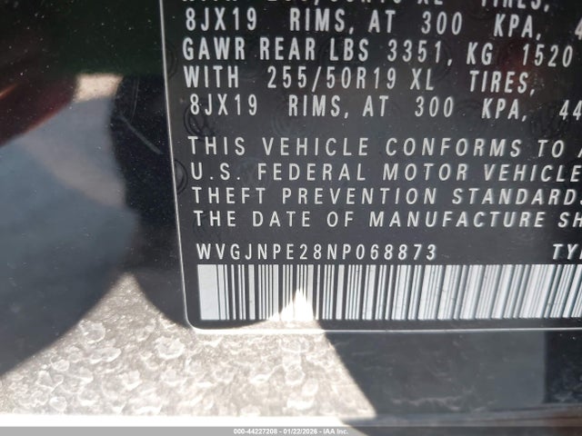 2022 VOLKSWAGEN ID.4 WVGJNPE28NP068873 Photo 8
