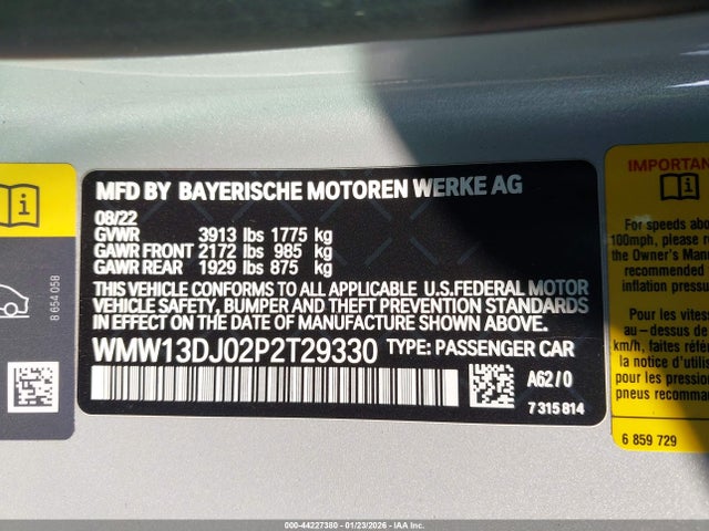 2023 MINI SE HARDTOP WMW13DJ02P2T29330 Photo 8