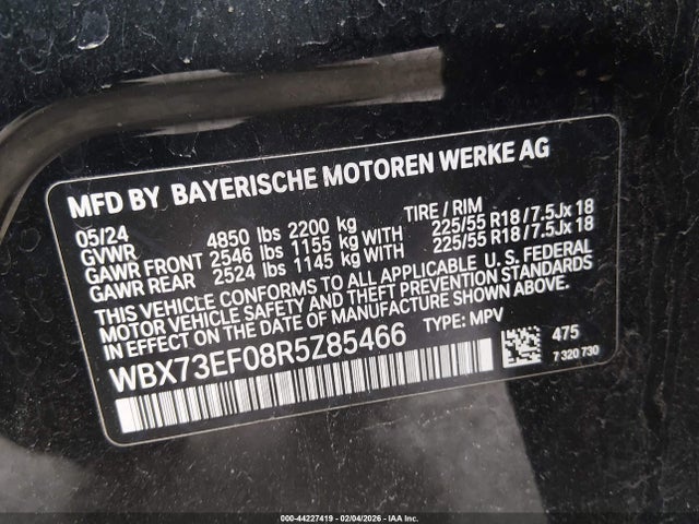 2024 BMW X1 WBX73EF08R5Z85466 Photo 8