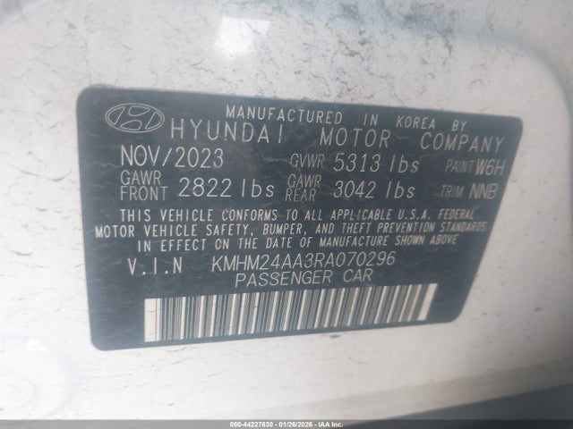 2024 HYUNDAI IONIQ 6 KMHM24AA3RA070296 Photo 8